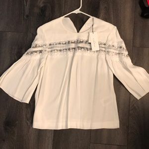 Brand New Sandro new lace top